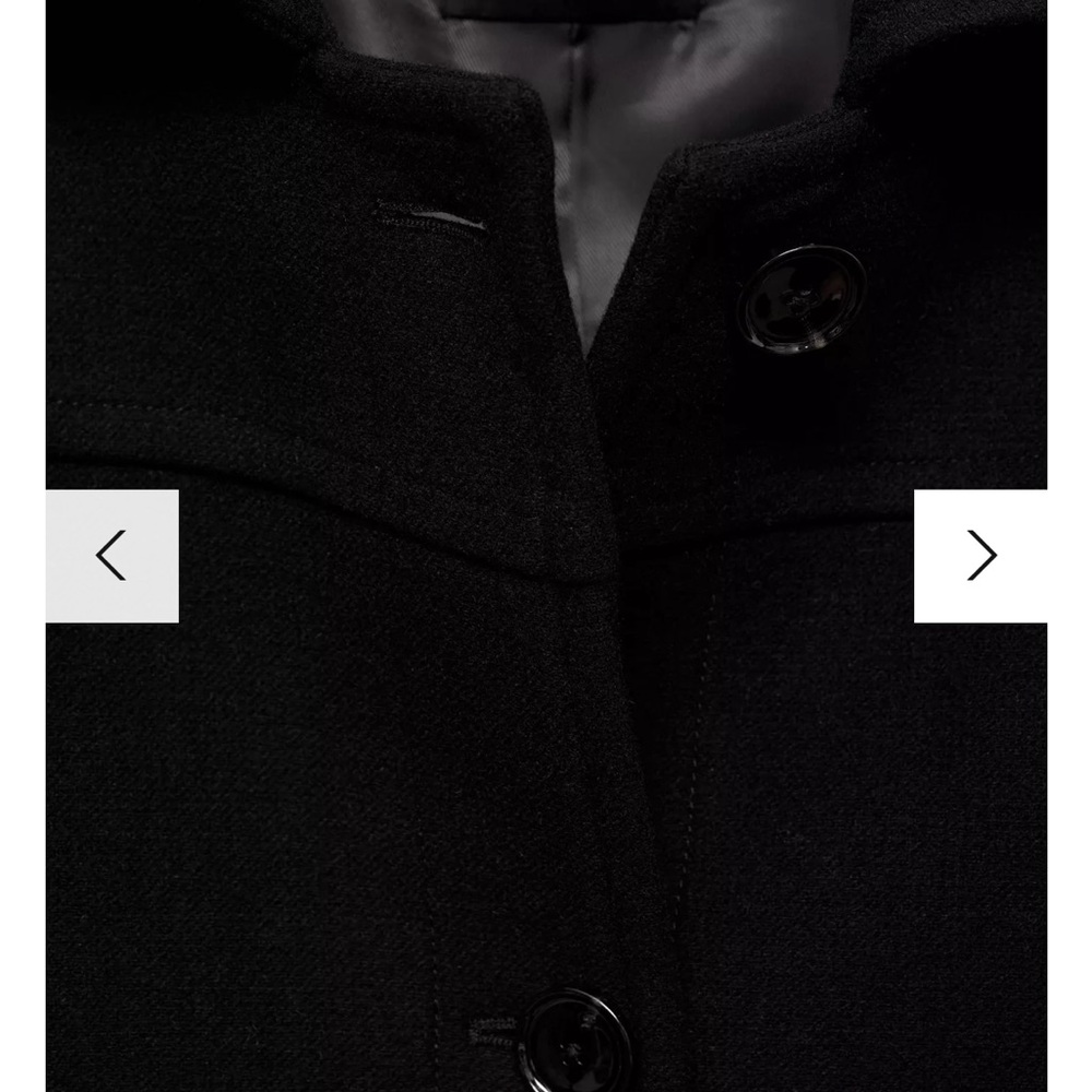 Mango Women’s Colombo Wool Black Jacket, new with tags - Picture 8 of 11